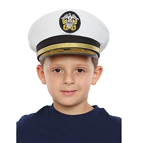 Dress Up America Marine-Kapitän Admiral Hut für Kinder von Dress Up America