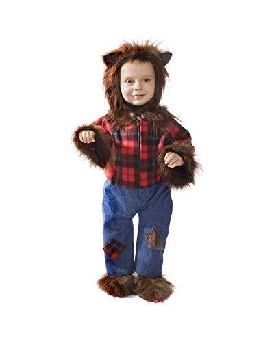 Dress Up America 489-0-6 Haarkostüm Süßes Baby-Wolfmen, Mehrfarbig, Größe 0-6 Monate (Gewicht: 3,5-7 kg, Höhe: 43-61 cm) von Dress Up America