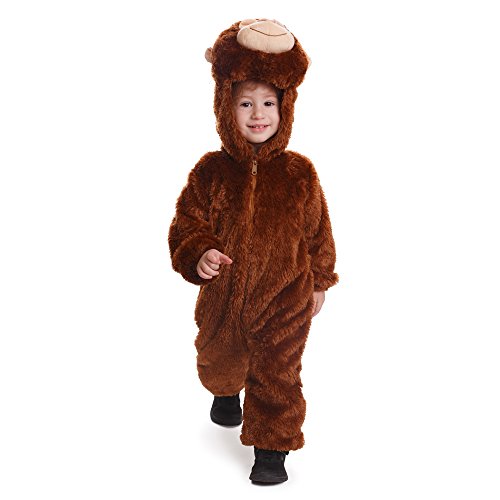 Dress Up America Plüsch-Kuschelaffen-Overall für Kinder – wunderschönes Anziehset für Rollenspiele Dress Up America Plüsch-Kuschelaffen-Overall für Kinder – wunderschönes Anziehset für Rollenspiele von Dress Up America