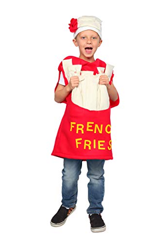 Dress Up America Pommes Kostüm für Kinder - Lustiges Pommes-Kostüm für Jungen und Mädchen Dress Up America Pommes Kostüm für Kinder - Lustiges Pommes-Kostüm für Jungen und Mädchen von Dress Up America