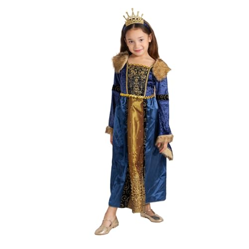 Dress Up America Renaissance-Kostümkleid für Mädchen – Mittelalterliches Königinkostüm – Edelfrauen-Kostümkleid für Kinder Dress Up America Renaissance-Kostümkleid für Mädchen – Mittelalterliches Königinkostüm – Edelfrauen-Kostümkleid für Kinder von Dress Up America