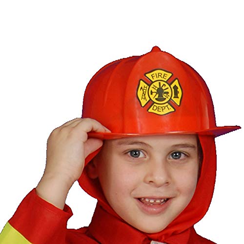 Dress Up America Robuster roter Feuerwehrhelm für Kinder von Dress Up America