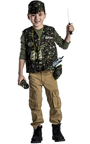 Dress Up America 702 Rollenspiel-Set für Kinder der Militärkräfte, Pink, 3-7 Jahre von Dress Up America