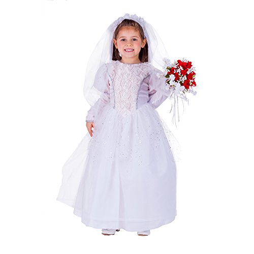Dress Up America Schimmernde Braut des kleinen Mädchens von Dress Up America