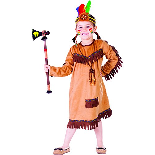Dress Up America 752-L Kostüm eines tapferen indischen Mädchens, Mehrfarbig, Größe 12-14 Jahre (Taille: 86-96 Höhe: 127-145 cm) Dress Up America 752-L Kostüm eines tapferen indischen Mädchens, Mehrfarbig, Größe 12-14 Jahre (Taille: 86-96 Höhe: 127-145 cm) von Dress Up America