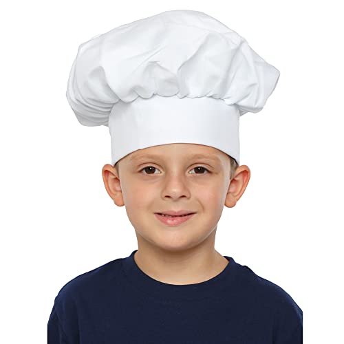 Dress Up America Weiße Kochmütze für Kinder – wunderschönes Verkleidungsset für Rollenspiele von Dress Up America