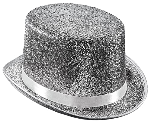 Dress Up America Zylinder für Erwachsene – Glänzender Smoking-Hut für Männer und Frauen – Kostüm-Zauberer-Hut von Dress Up America