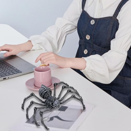 Dreuhuing 3D-gedrucktes Spinnenspielzeug, Gelenkspinne,Artikulierte gefälschte Spinnenfiguren - Mystery Spider 3D-bewegliche Spinne für Erwachsene, Schreibtischspielzeug für das Klassenzimmer und von Dreuhuing