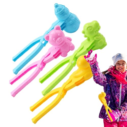 Dreuhuing 4 Stück Schneeballformer, Winter Schneeball Maker, Reisbällchenform mit Griff, Schneeballzange, Winter Schneeball Form Spielzeug, Schneeformen Für Kinder Im Freien, Schneeball Spielzeug Dreuhuing 4 Stück Schneeballformer, Winter Schneeball Maker, Reisbällchenform mit Griff, Schneeballzange, Winter Schneeball Form Spielzeug, Schneeformen Für Kinder Im Freien, Schneeball Spielzeug von Dreuhuing
