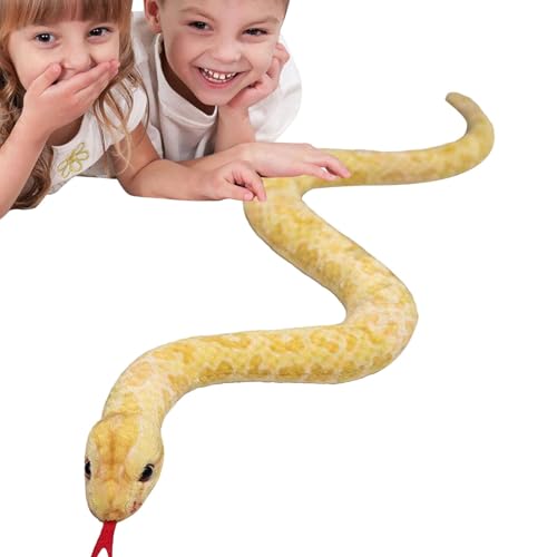 Dreuhuing Plüschschlange, gefüllte Schlangeplüsch | Party Cobra Streichprops,39 Zoll Plüsch gefülltes realistisch Dreuhuing Plüschschlange, gefüllte Schlangeplüsch | Party Cobra Streichprops,39 Zoll Plüsch gefülltes realistisch von Dreuhuing