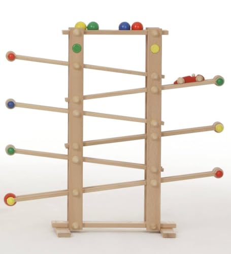 Drewa-Stapfer Drewa Kugelbahn Höhe 70 cm zerlegt von Drewa Holzspielzeug