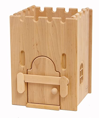 Drewart 932-1100 Gefängnis Ritterburg aus Holz, nachhaltiges Holzspielzeug ... von Erst-Holz