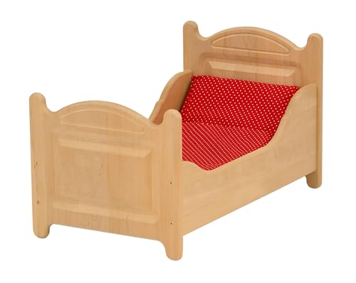 Drewart 933-3000 Puppenbett aus Holz, Holzspielzeug Puppenmöbel Drewart 933-3000 Puppenbett aus Holz, Holzspielzeug Puppenmöbel von Erst-Holz