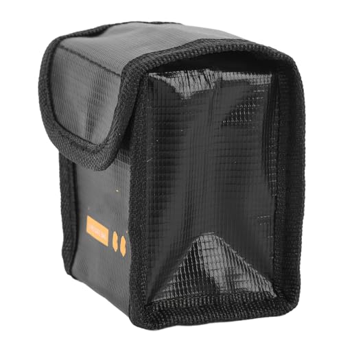 Brandbatterie Batterie, Tragbare Nylon -Drohnen -Batteriespeicherbeutel für Drohnenzubehör (2 Batterien Kapazität) von Drfeify