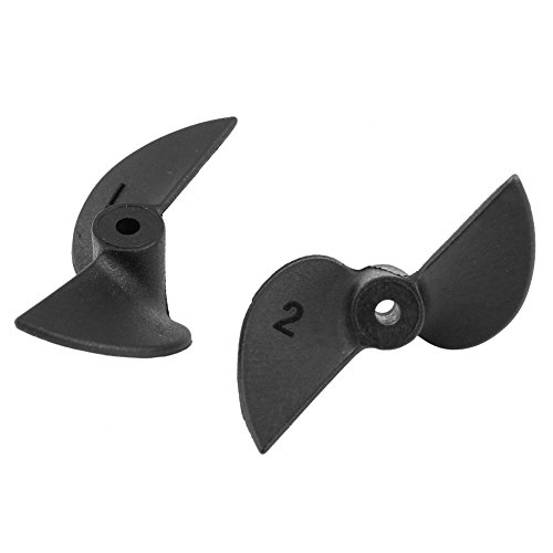 Drfeify 1 Paar RC Bootspropeller, Fernbedienung Schiffsteile 2 Klingen Set Zubehör für 2mm Welle, Zubehör Adjuster für Modellflugzeuge Drfeify 1 Paar RC Bootspropeller, Fernbedienung Schiffsteile 2 Klingen Set Zubehör für 2mm Welle, Zubehör Adjuster für Modellflugzeuge von Drfeify