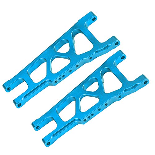1:10 RC Raupenlenker, Aluminiumlegierung RC Car Vorne Hinten Querlenker Wind Instrument für 1:10 Traxxas Slash RC Crawler Car(Blau) Play a Musical Instrument von Drfeify