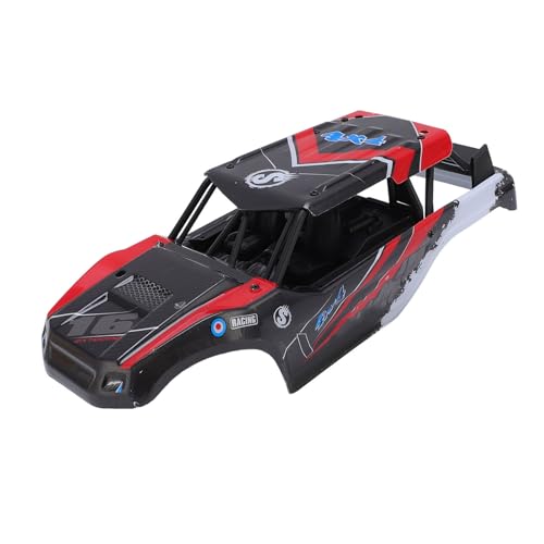 Drfeify 1:18 RC-Car-Karosserie, Hochwertiges PVC-Material, Leicht (mit Stilvollem Aussehen) für RC-Car (Rot) von Drfeify