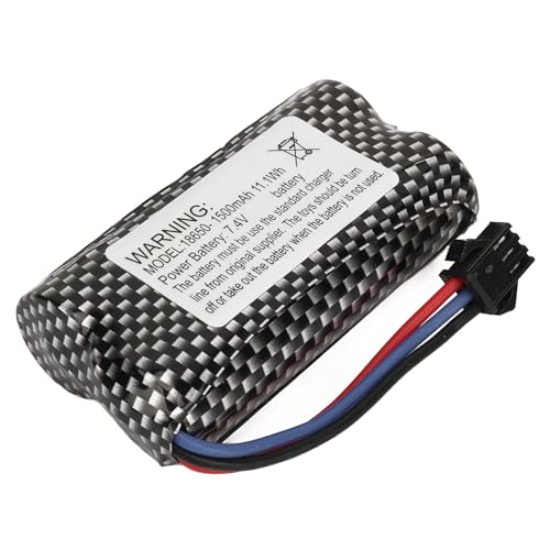 Drfeify 1500 MAh RC-Auto-LiPo-Akku mit SM 3P-Stecker, Langlebiger und Langlebiger Lithium-Akku, Geeignet für RC-Crawler-Autos von Drfeify