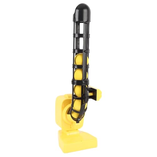 Drfeify 2 in 1 Baseball -Tennis -Pitcher Auto Pitching -Maschine, Baseball -Trainer Pitching -Trainingsausrüstung für Indoor -Outdoor -Sportspiele (Yellow) von Drfeify