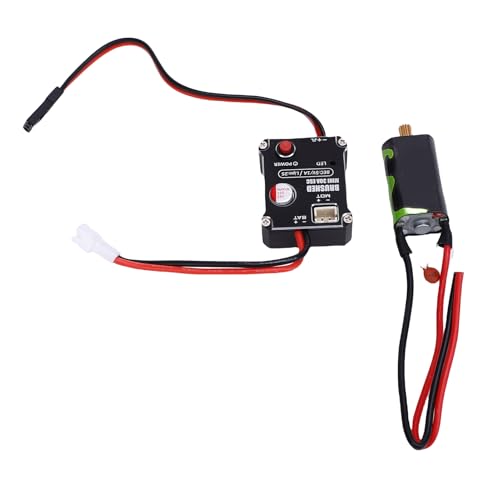 Drfeify 30A RC Bürstete ESC- und Motor -Combo -Set, 50T Motoren Combo Set für SCX24 AX24 1/24 RC -Upgrade von Drfeify