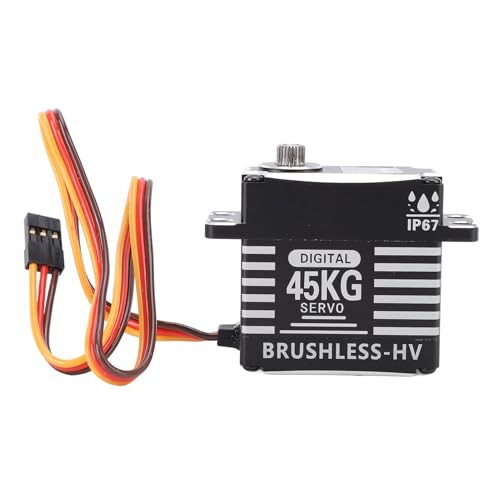 Drfeify 45 Kg 180 Grad Bürstenloser Servo, Niedriger Rausch-Metall-Servo 6,0-8,4 V High Torsion für Alte oder Beschädigte Teile von Drfeify