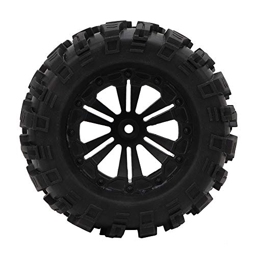 Drfeify 4pcs Gummi -Reifen -Nylonrad Hubs für ZD Racing 1/10 Skala RC Auto, Leichtes und Flexibles Reifenrahmen, Starke Grifffähigkeit, Einfache Installation von Drfeify