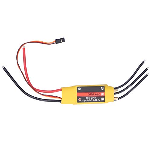 50A ESC, 2?Way Brushless RC Boat ESC RC Accessories Fit for RC Boat Model Aircraft Model Parts Model Toy von Drfeify