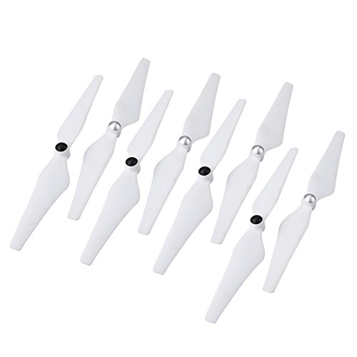 Drfeify 8 Stück Drone Propeller, 4 Paar CW CCW Selbstsichernde Propellerblätter Playing Accessories für DJI Phantom 1/2/3 / 3PRO / FC40 / E300 Quadcopter von Drfeify