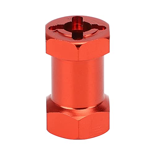 Drfeify Aluminiumlegierung 20mm Verlängerungsrad -Hub -Sechskant Antriebsadapter, Praktisch für 1/10 RC Driftauto (Rot) von Drfeify