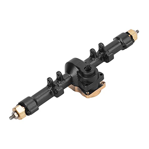 Drfeify Aluminiumlegierung Hinterachse Set Komplettes Dauerhaftes Update -Teil für das SCX24 RC Axial Auto Zum Klettern und Klettern Enthusiasten (Black) von Drfeify