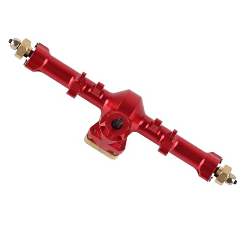 Drfeify Aluminiumlegierung Hinterachse Set Komplettes Dauerhaftes Update -Teil für das SCX24 RC Axial Auto Zum Klettern und Klettern Enthusiasten (Rot) von Drfeify