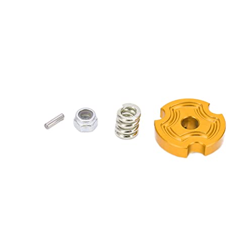 Drfeify Aluminiumlegierung RC Slipper Clutch Bequemer Ersatz für 1/16 RC -Auto, Geeignet für Slash E (Gold) von Drfeify