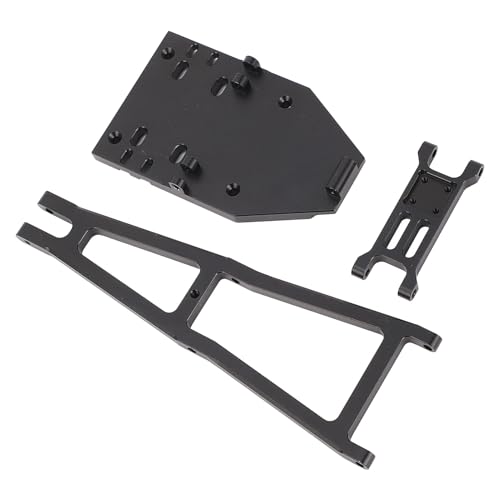 Drfeify Aluminiumlegierung RC Tow Truck Kit, 1/10 Updates Crane Arm Wrecker Kit, Kompatibel mit 1,9 UTB RC Crawler Trailer DIY Build (Black) von Drfeify