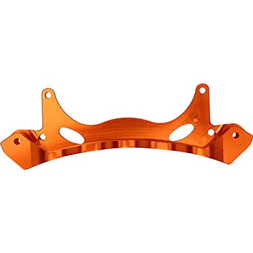 Drfeify Aluminiumschock-Klammer Hochwertig für RC 1/5 HPI Baja, Perfekte Größe für Hobbyisten, Orange, Kompatibel mit 1/5 Baja HPI Racing 5T (87551-or orange) von Drfeify