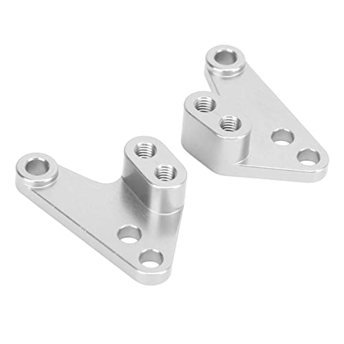 Drfeify Berg RC Schocktürme Berg für Traxxas 1/10 RC Auto Vorne Hinten Stoßtürme Berg (Silber) von Drfeify