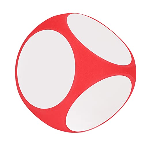 Drfeify Blanko-Würfel, Design Zumchriften und Abwischen, Multifungionaler Unterricht, Blanko-Würfel für Schüler Im Kindergarten und Dareugern (Blau (Rot) von Drfeify