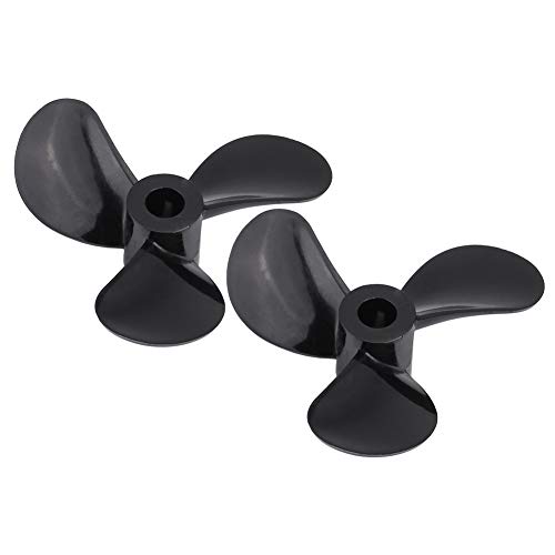 Drfeify CW CCW Bootspropeller, 1 Paar ferngesteuerte Bootsteile 3 Flügel RC Kunststoff Außenborder Propeller Set Set Zubehör Handmade Tools artware von Drfeify