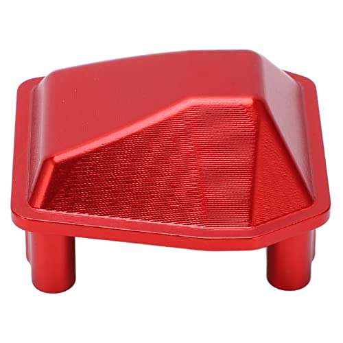 Drfeify Differentielle Abdeckung der Aluminiumlegierachse Zum Abkühlen für das Axiale AXI05000 1/6 RC Axial Müllauto, Update -Zubehör (Rot) von Drfeify