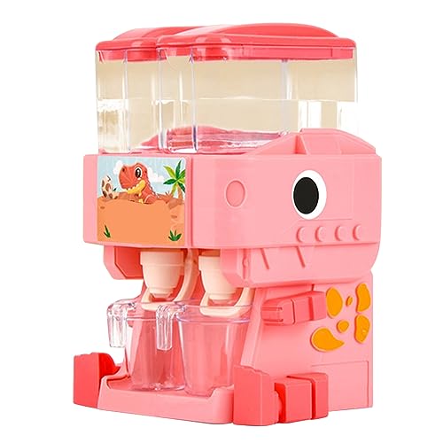 Drfeify Dinosaurier-Wasserspender-Spielegug, Kleine Simulation Wasermaschine Trinkbrunnen Mini-Spender Dinosaurier-Seielegug für (Rosenate) von Drfeify