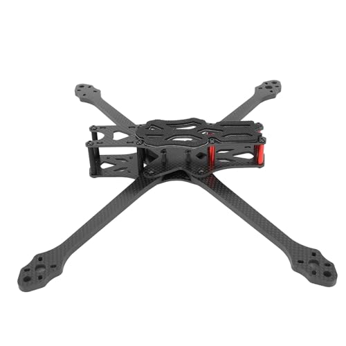 Drfeify Drohnenrahmen-Kit, 7 Zoll 315 Mm Langlebiges Kohlefaser-Renndrohnen-Quadcopter-Rahmenkit von Drfeify