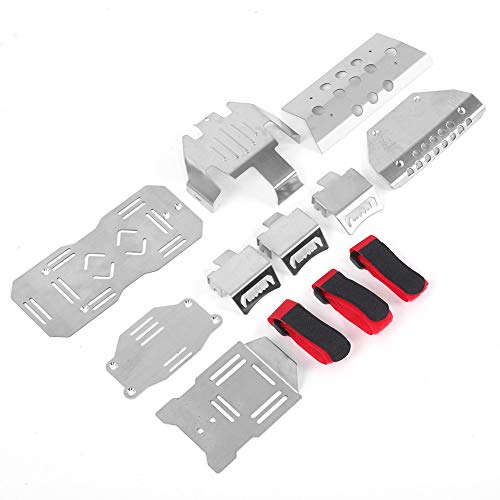 Drfeify Edelstahl -Chassis -Beschützerplatte für ‑ 6 G63 6x6 1/10 RC Auto, Silber 8pcs Set, Verbesserter Fahrzeugbodenschutz, für RC Autoliebhaber Drfeify Edelstahl -Chassis -Beschützerplatte für ‑ 6 G63 6x6 1/10 RC Auto, Silber 8pcs Set, Verbesserter Fahrzeugbodenschutz, für RC Autoliebhaber von Drfeify