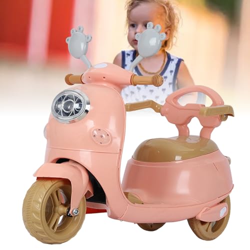 Drfeify Elektrische Motorrad -Dreiradstabilstruktur Cartoon Farbe Passende Jungen Mädchen für, Zuverlässige Leistung Plastikmaterial (#2) von Drfeify