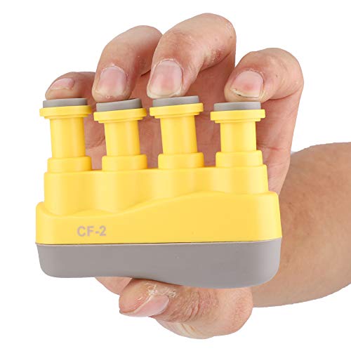 Drfeify Fingerstärker, Tragbare Fingertrainer Variable Handfinger Stärke Spannkraft Trainingsgerät Keyboard Instrument für Kinder(Gelb), Spielzubehör von Drfeify