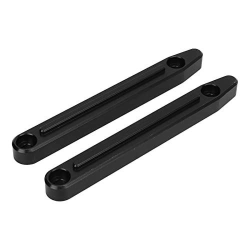 Drfeify Hochfestige Aluminiumlegierung RC-Dachschienen, die für ARRMA 1/7, Mojave 6s, Weastresistente RC-Auto-Dachschienen-Aktualisierungsteil für Einfache Installation Eingestellt Sind (Black) von Drfeify