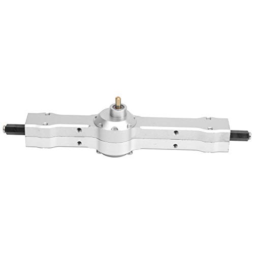 Drfeify Hochwertige 1/10 RC Heckbrückenachse, Anodierte Aluminiumlegierung RC Hinterachse für WPL D12, Großartige Upgrade für Modellauto-Enthusiasten (Silber B) von Drfeify
