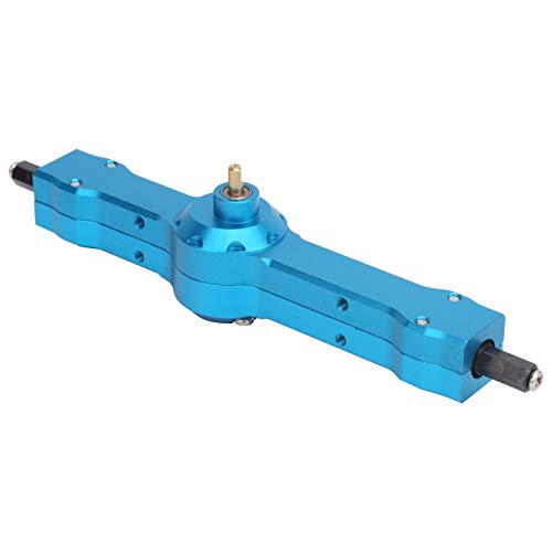 Drfeify Hochwertige 1/10 RC Heckbrückenachse, Anodierte Aluminiumlegierung RC Hinterachse für WPL D12, Großartige Upgrade für Modellauto-Enthusiasten (blau B) von Drfeify