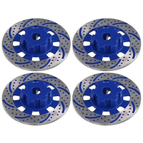 Drfeify Hochwertige RC -Auto -Hub Bremsscheibe mit Bremsscheiben Disc Set, Stabile Leistung für UDR 1/7, Easy Installation (Blue) von Drfeify