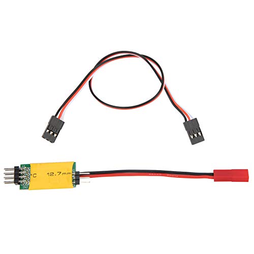 Drfeify Hochwertige RC Light Control Line Switch Panel für RC-Scheinwerfer mit Langer Lebensdauer für/HSP/Redcat//Axial SCX10 D90 HPI-Lüfter (Yellow) von Drfeify