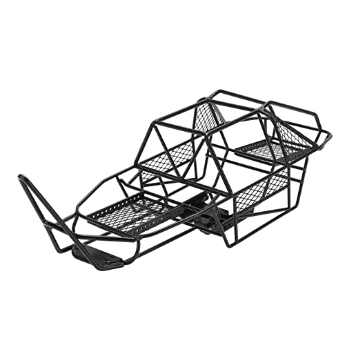 Drfeify Hochwertiger Eisen-RC-Rand-Käfig-Rahmen-Chassis für Axiale Scx10 1/10 Skala, Robustes Design für Erhöhte Griffkraft, Geeignet für RC-Autoumwandlung, Schwarze Farbe Drfeify Hochwertiger Eisen-RC-Rand-Käfig-Rahmen-Chassis für Axiale Scx10 1/10 Skala, Robustes Design für Erhöhte Griffkraft, Geeignet für RC-Autoumwandlung, Schwarze Farbe von Drfeify