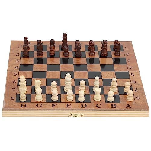 Drfeify Holzschachboard -Schachbrett mit Chessman, 3 in 1 Design für Familienspaß, Tolle Geschenkidee für Alle Altersgruppen Drfeify Holzschachboard -Schachbrett mit Chessman, 3 in 1 Design für Familienspaß, Tolle Geschenkidee für Alle Altersgruppen von Drfeify